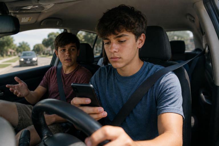 Teenage drivers and risks