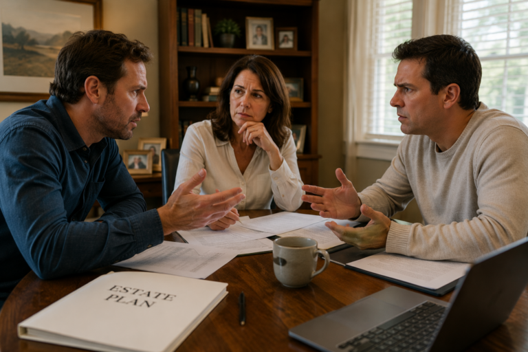 How can you handle an inheritance dispute with a sibling?